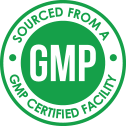 Sourced From GMP Certified Facility Logo