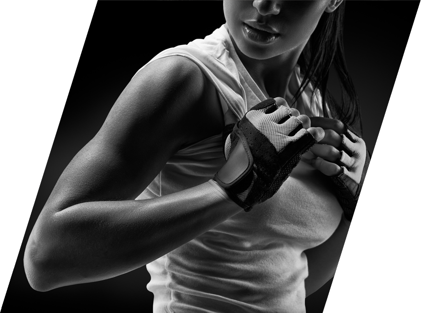 A Woman Holding her Tank Top in White Color