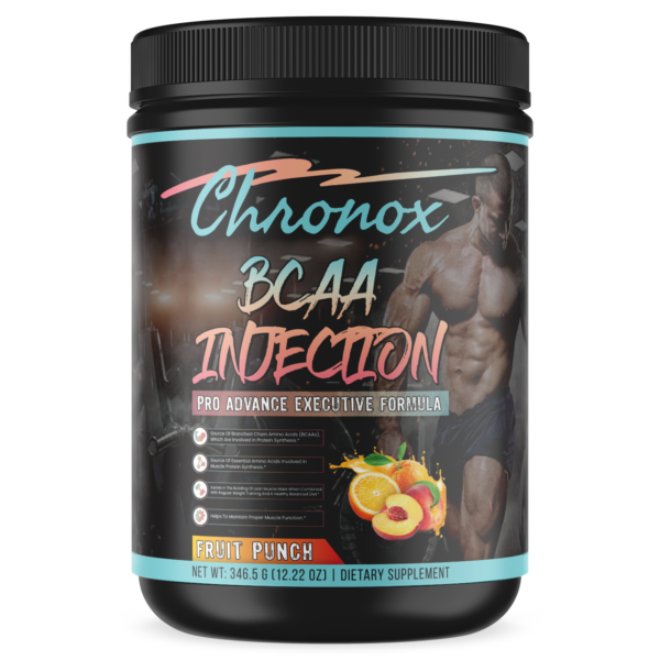 Chronox BCAA Fruit Punch injection.